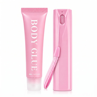 Liquid Body Adhesive for Clothes- Clothing Glue That Holds All Day - Sweat and Dance Proof, Fast Drying - 20ml